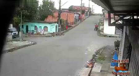 A Young Couple Traveling On A Motorcycle Was Hit By A Truck And Then Fled. Manaus, Brazil