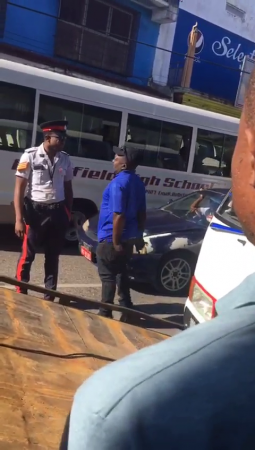 A Police Officer Shot And Killed A Driver Who Objected To The Evacuation Of His Bus. Jamaica