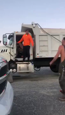 Drunk Man Pays The Price For Harassing An Irish Truck Driver