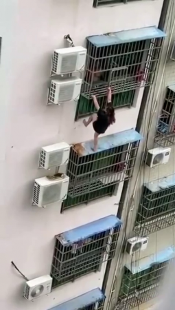 A Woman Fell From The Fifth Floor And Survived
