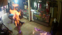 During A Conflict In A Bar, A Woman Was Doused With Alcohol And Set On Fire