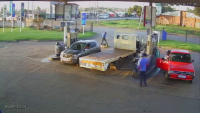 Conflict At The Gas Station Ended In Murder. South Africa