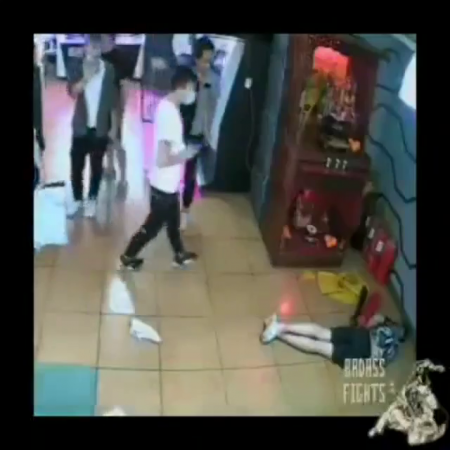 Several Men Kicked The Guy Until He Lost Consciousness