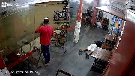 Typical Evening In Brazil, Dude Gets Shot In A Bar