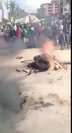 Thieves Burnt To Death By Angry Mob