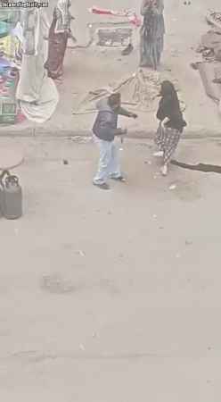 An Egyptian Man Chases And Stabs His Wife Multiple Times In A Market Due To Family Dispute