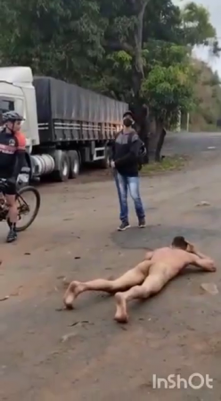 Beating Up A Dude Who Was Just Lounging Naked On The Street
