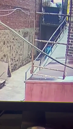 Two Women Jumped Off The Roof One After Another (Landing Moment)