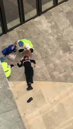 A Woman Jumped Off The Fourth Floor Of A Mall. China