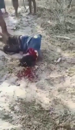 Villager Killed And Decapitated By Rebels. Myanmar