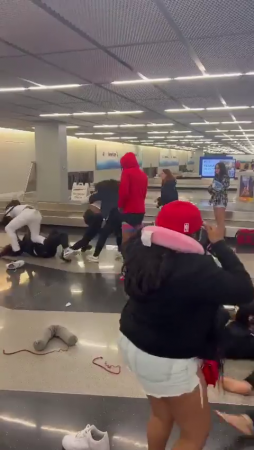 Massive Brawl While Claiming Luggage At San Francisco Airport