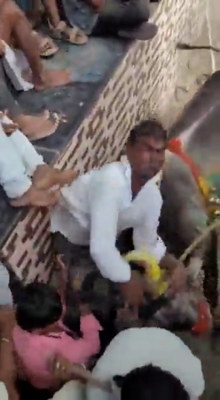 Several People Were Injured During The Bull Run Festival. India