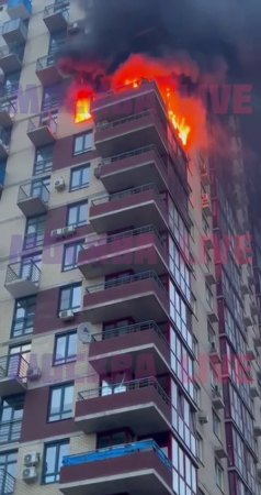 A Fireman With A Child Jumped From The 13Th Floor Of A Residential Building. Both Died. Korolev, Moscow Region, Russia /upd/