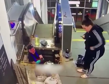 A Worker Lost His Arm While Repairing An Escalator