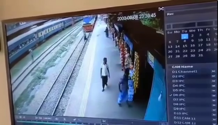 Apparently, The Man Was Thinking And Jumped Onto The Tracks In Front Of A Moving Train
