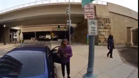 Confronting Someone Parked In The Bike Lane