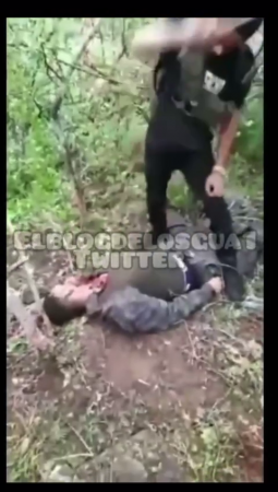 CJNG FEM Cutting The Head Off A Rival With A Machete