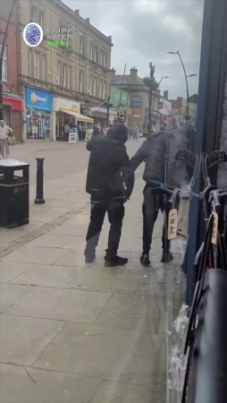 Robbery In Broad Daylight. Leeds, UK