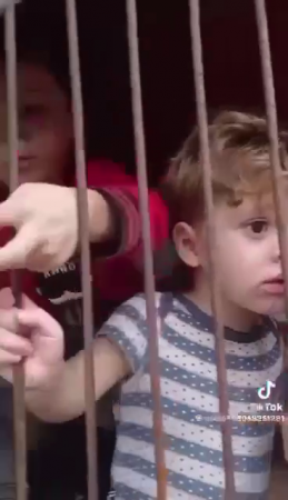 Palestinian Militants Have Published A Video Showing Israeli Children Being Kept In Animal Cages