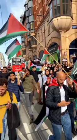 Thousands Of People Demonstrate In Support Of Palestine In Many European Cities