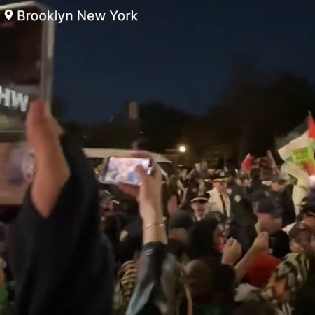 The NYPD Are Making Multiple Arrests On Pro-palestine Protesters As They Occupy Streets