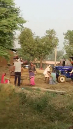 Tractor Driver Ran Over A Man 8 Times Over A Long-Standing Land Dispute. India