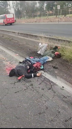 A 21-Year-Old Motorcyclist Was Killed And His Companion Was Injured. Mexico