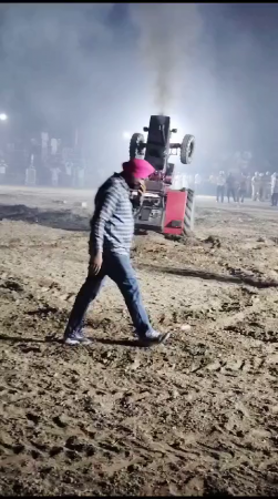 Tractor Stunt Ends Tragically