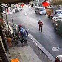 Child Warning! A Car Ran Over A Child Sitting In The Middle Of The Road