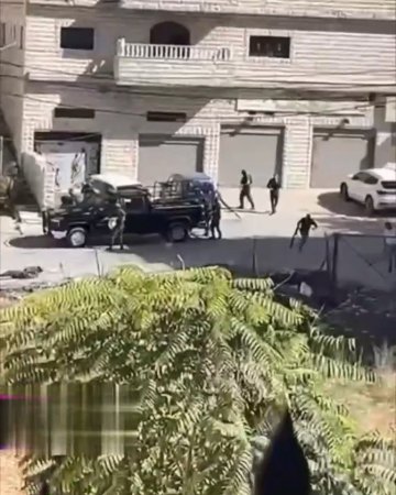 Footage Of The Attack On Palestinian Leader Mahmoud Abbas