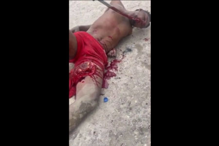 Torturers Cut Off The Meat From A Dude's Leg And Force Him To Lick His Own Blood From The Sword