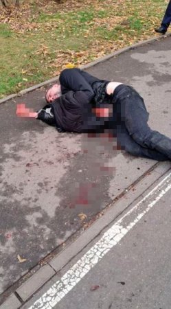 A Crazy Man With A Machete Wounded A Woman And Attacked The Police. As A Result, He Received 10 Bullets. Russia