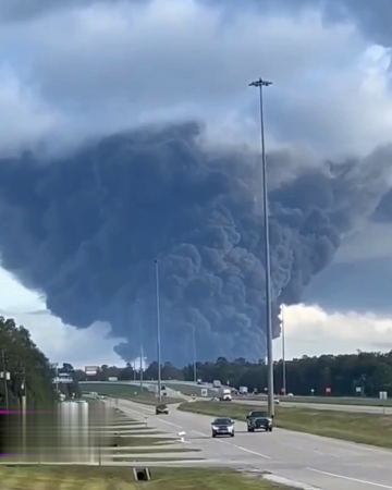 Massive Explosion At A Chemical Plant In Shepherd. TX, USA