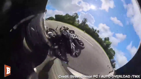 POV Motorcyclist Crash. He Survived And Rides Again