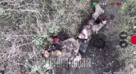 Ukrainian Soldiers Under A Hail Of Grenades