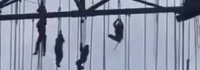 Workers Left Dangling 500Ft In Air After High-rise Scaffolding Collapses. Brazil