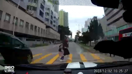 A Driver Hit A Woman And Her Daughter At A Pedestrian Crossing