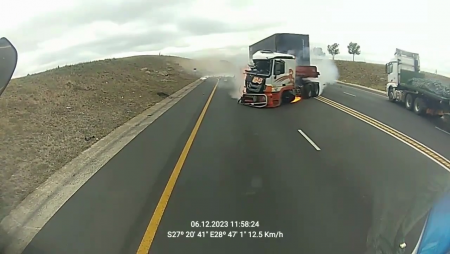 Fiery Close Call In South Africa