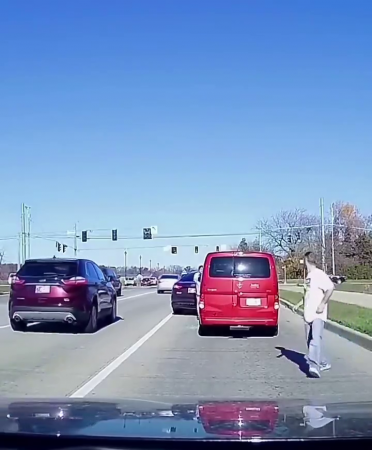 Road Rage Driver Being Shot After Punching Car's Window In Indiana