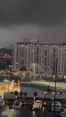A Large Tornado Touches Down On The Ground In The Area Of Fort Lauderdale Reports Of Damage