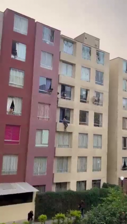 A Man Fell From The 5Th Floor While Trying To Prevent A Teenager From Committing Suicide