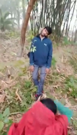 Woman Is Very Upset Seeing Her Son Hanged In The Forest