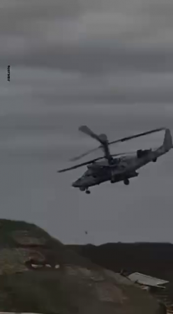 Russian Helicopters Destroy Ukrainian Nazi Fortifications