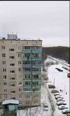 The Dude Jumped From The 8th Floor Balcony. Russia