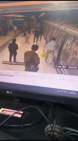 A Man Jumped In Front Of A Subway Train. India