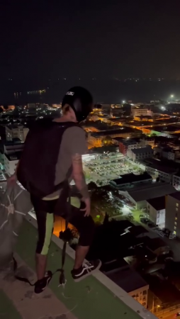 Base Jumper Crashed After Jumping From A 29-Story Building In Pattaya