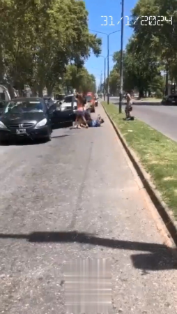 Driver Dragged By Car During Road Rage incident In Argentina