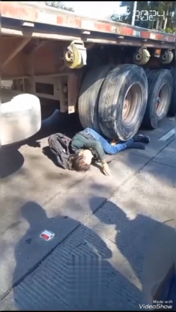 A Young Girl On A Bicycle Ended Up Under The Tires Of A Tractor-Trailer