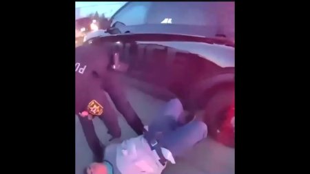 Suburban Chicago Police Officer Throw Handcuffed Suspect To The Ground