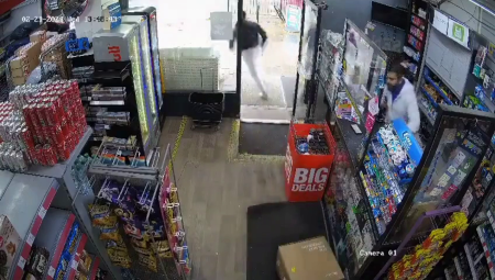 Hammer-wielding Man Unleashes Six-seconds Of Carnage In Brutal Shop Attack Caught On CCTV
